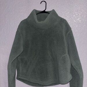 Serra Olive Cowl Neck Sweater